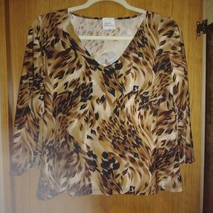 Animal Print Blouse